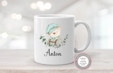 Preview: Maus Vögelchen WECHSELKLEIDUNG Sport Schule personalisiert mit Name Kindergarten Wechselwäsche Kindergartenkind Einschulung Geburtstag von Lüttentüddel®